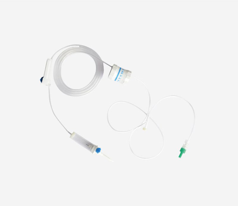 Disposable Flow Rate Setting Fine-Tuning Infusion Set
