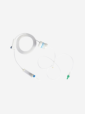 Disposable Flow Rate Setting Fine-Tuning Infusion Set